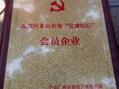 Z6尊龙凯时实业党支部入选首批荔湾区“党建红联”会员企业